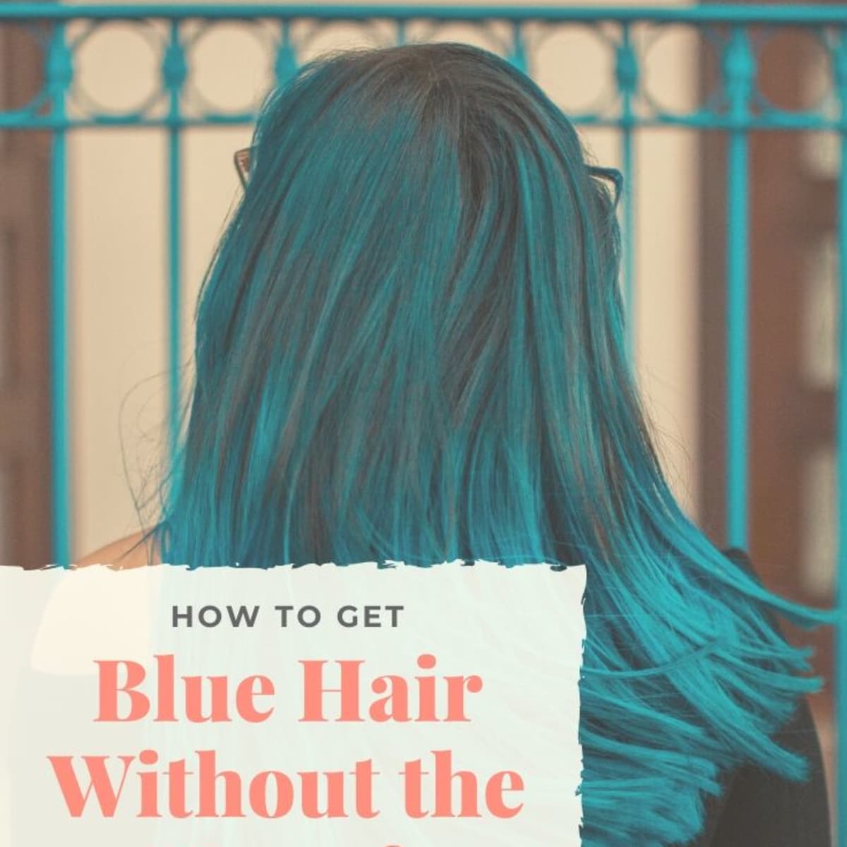 how to dye your hair blue naturally at home