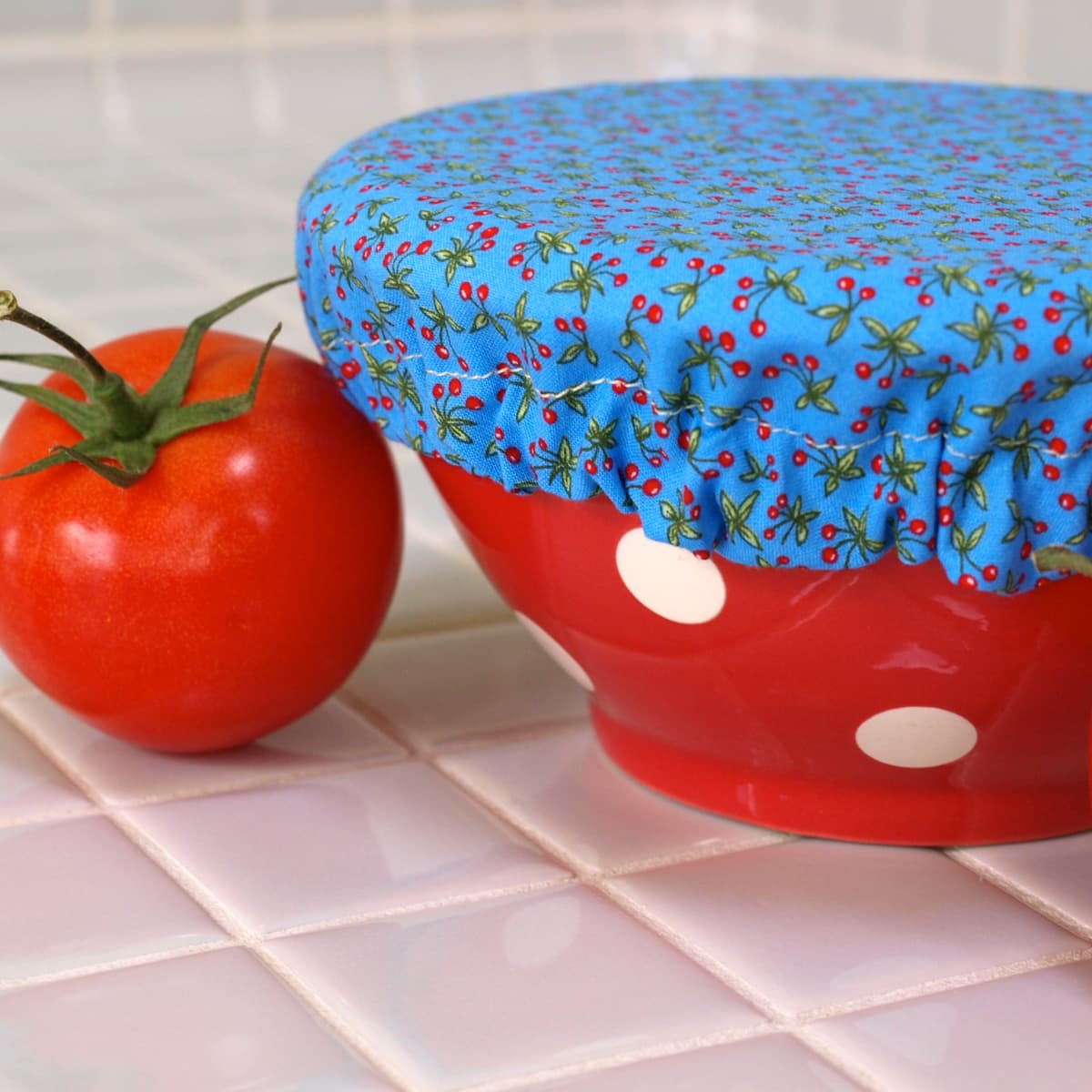 Reusable Dish Covers - Strawberries