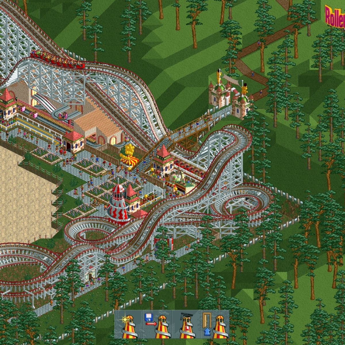 does rollercoaster tycoon classic like 1 or 2