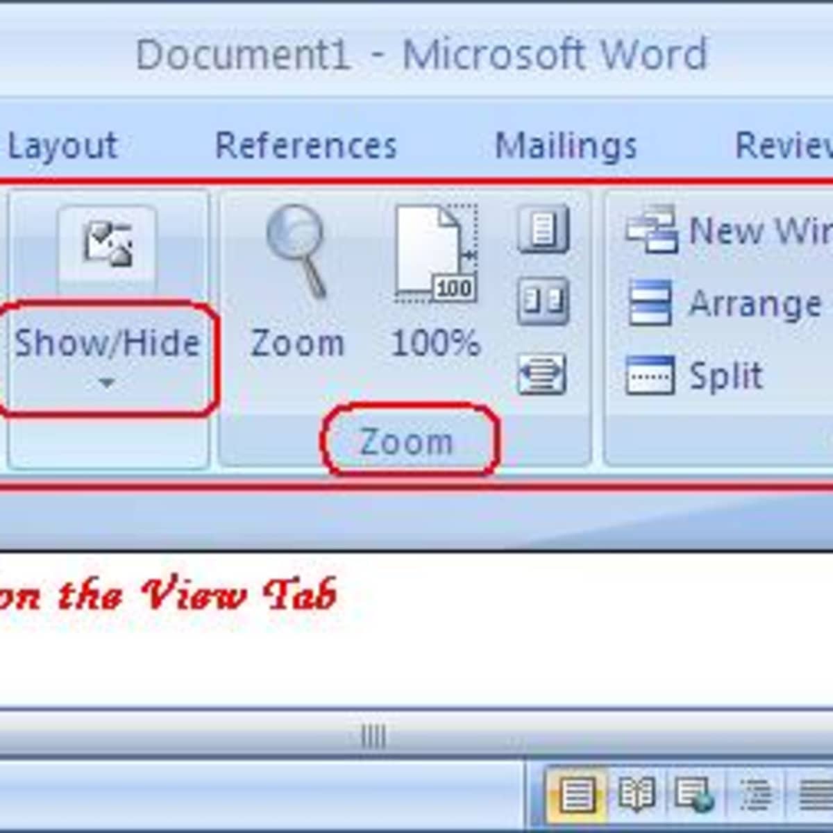 Microsoft Word Show Ruler