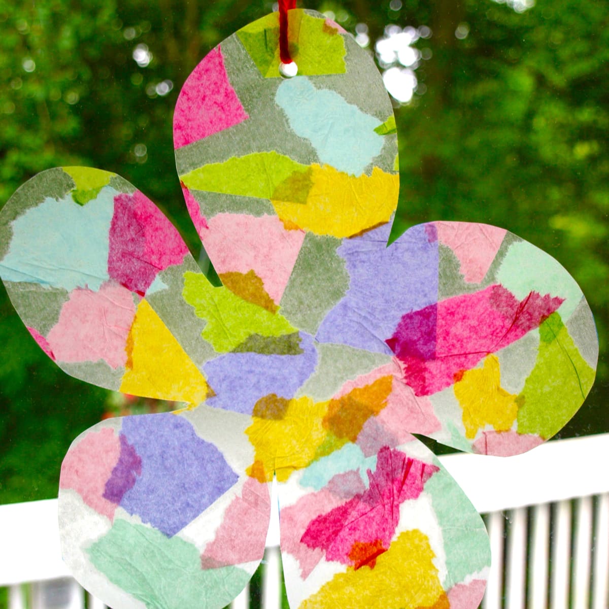 Kids Personalized Ornament Arts and Crafts Paper Suncatcher Kit