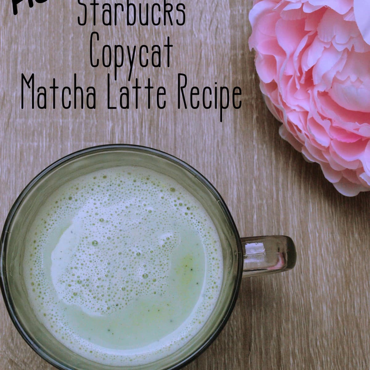 Copycat Starbucks Dairy-Free Iced Matcha Latte - Healthy Little