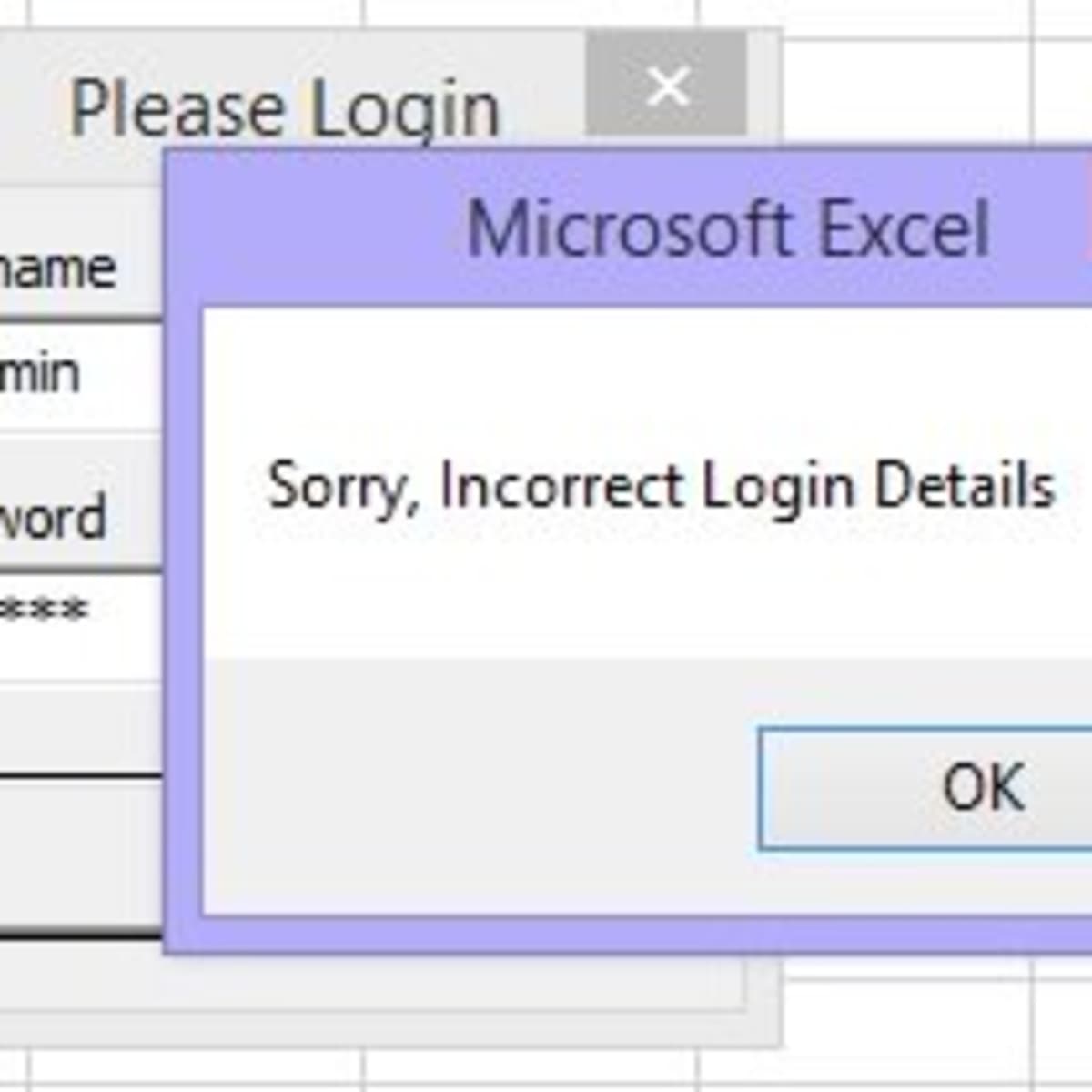 ms access password protect vba code