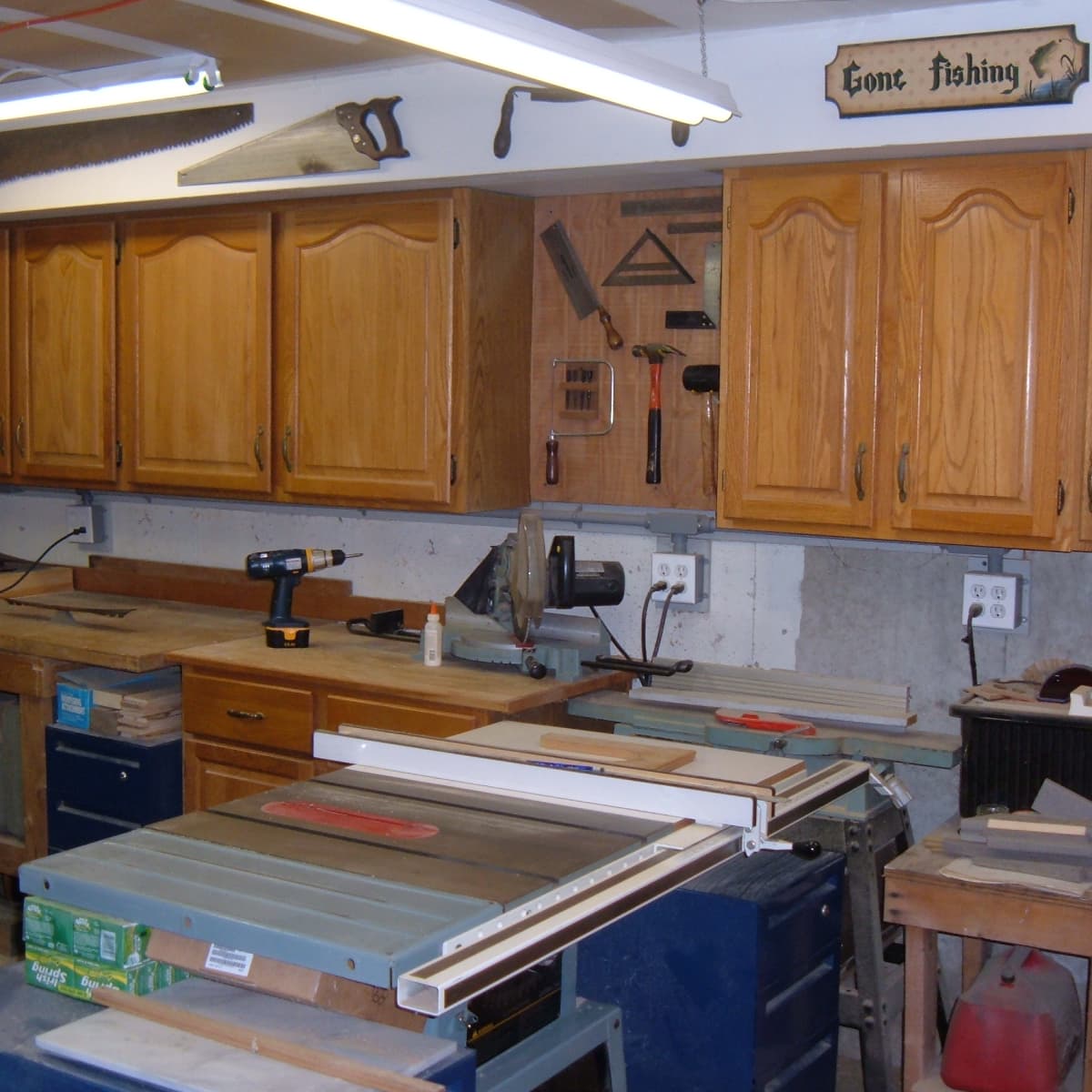 My Woodshop Storage Ideas: Recycling Kitchen Cabinets Into Garage Storage  Units - Dengarden