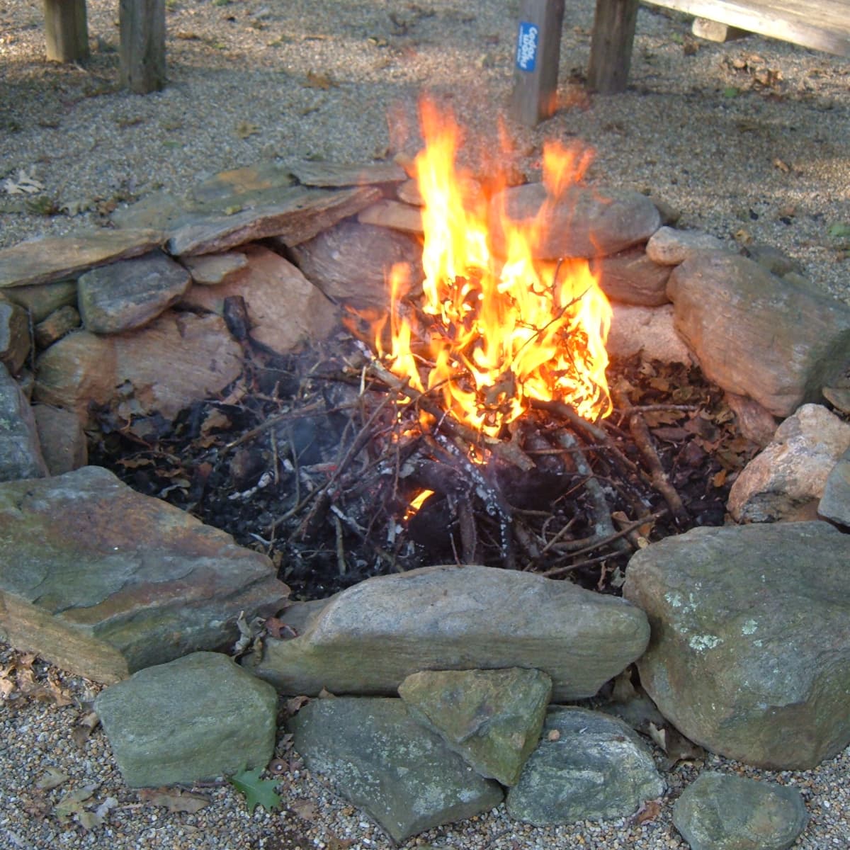 How To Build A Fieldstone Fire Pit, Heat Resistant Stone For Fire Pit