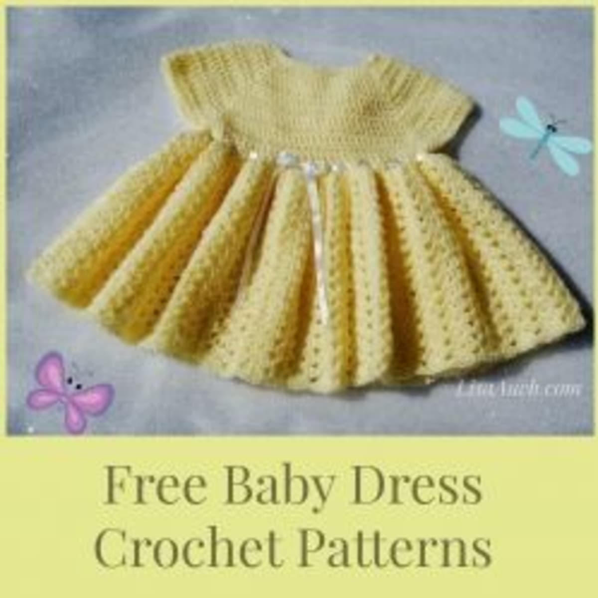 newborn baby crochet dress