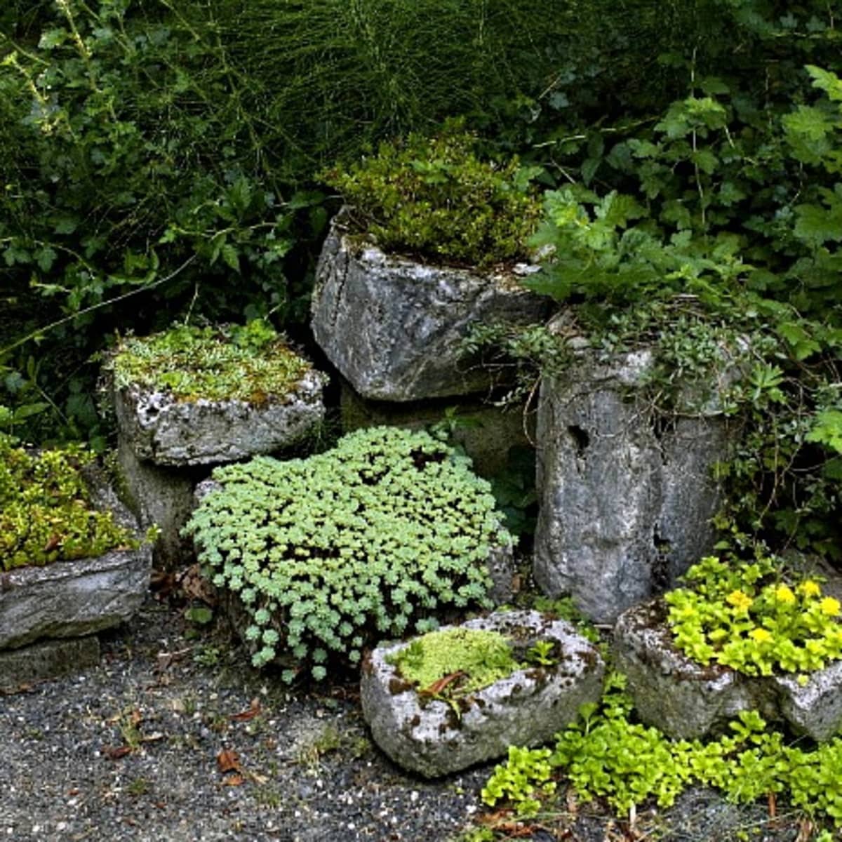How to Build Rustic Stone Planters for Your Garden - Dengarden