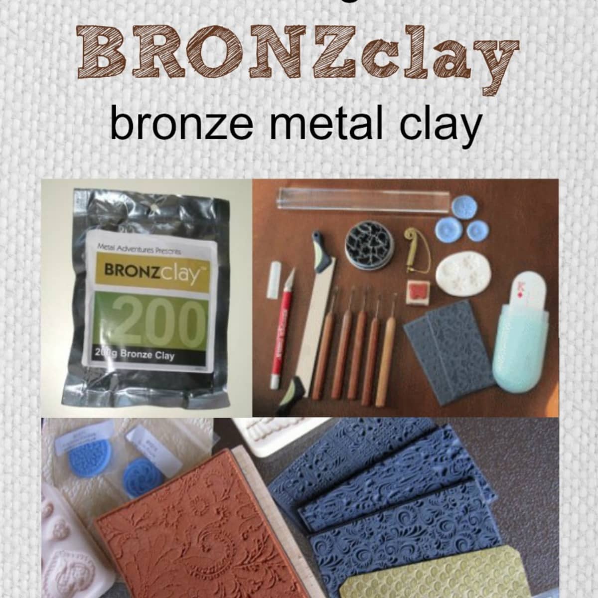 BRONZclay Tools and Supplies for Making Bronze Jewelry - FeltMagnet