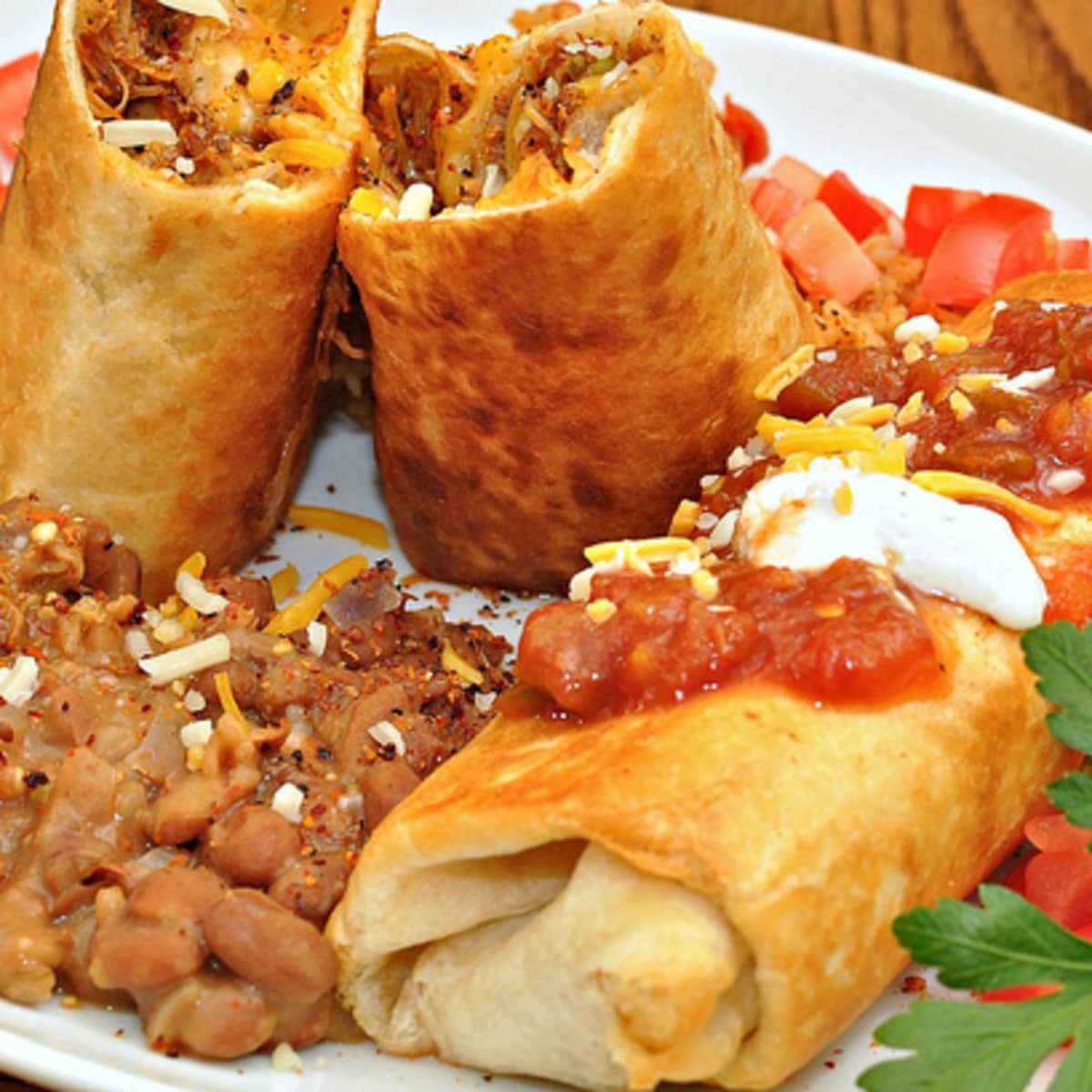 Como fazer Burritos e Chimichangas - Receitas Mexicanas 