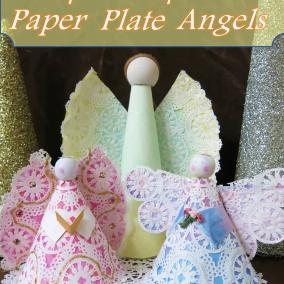 Tissue Paper Angels DIY Kid's Holiday Craft