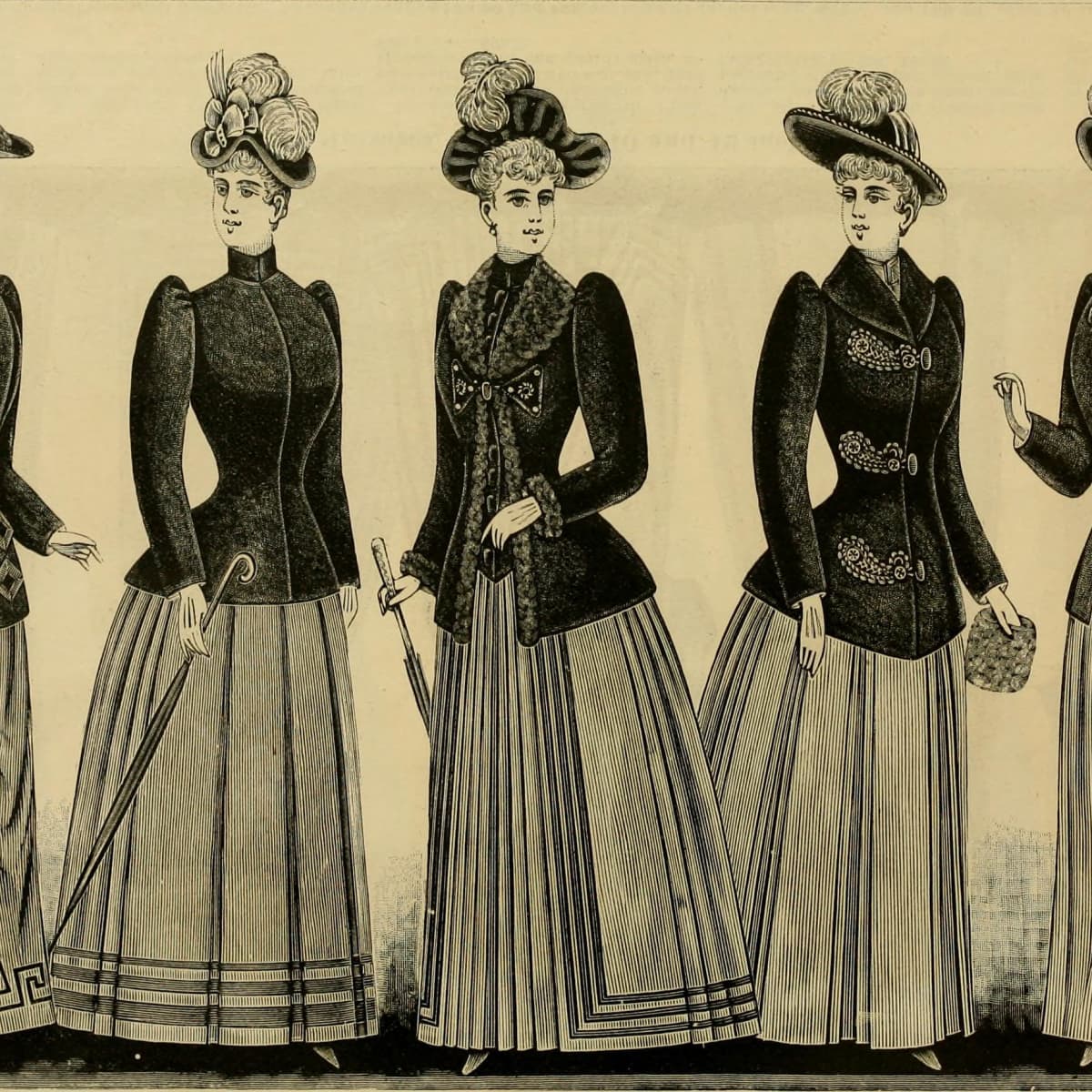 Women's Fashions of the 1890s - Bellatory