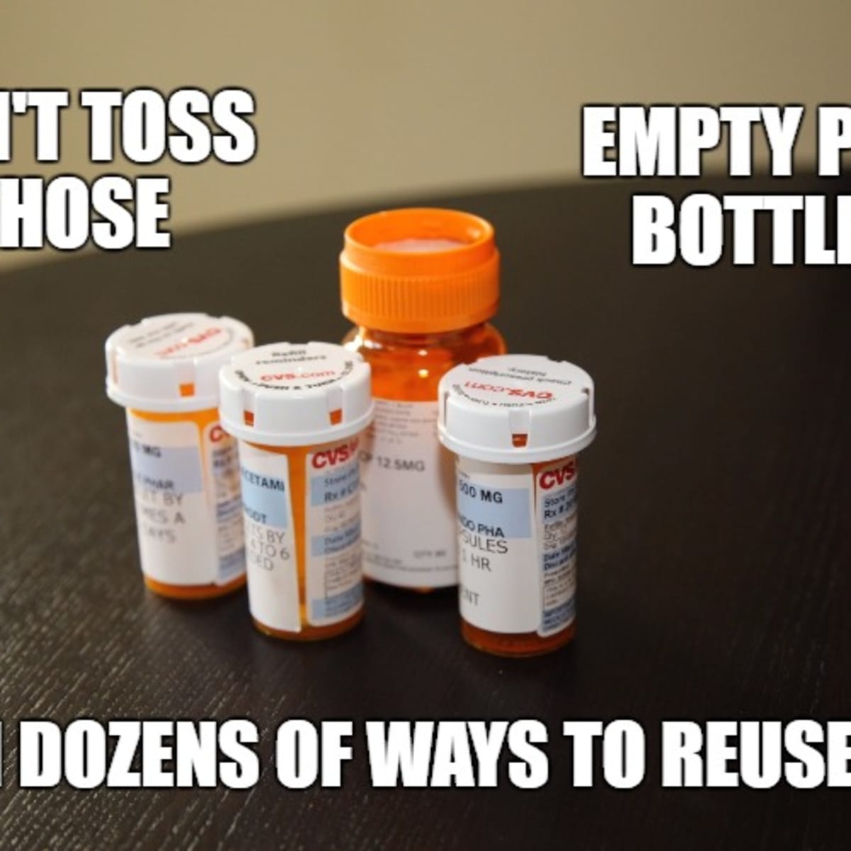 Empty Pill Bottles Piling Up? Here Are 15 Great Ways to Reuse Them