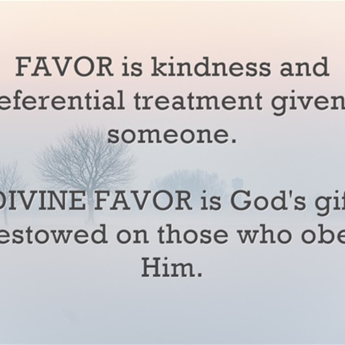 What Is God's Favor? Its Meaning and Examples
