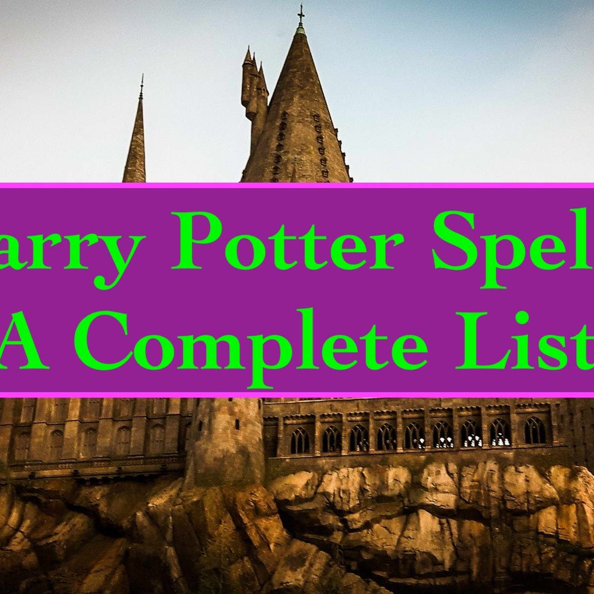 Harry Potter Spells: The Complete List - HobbyLark