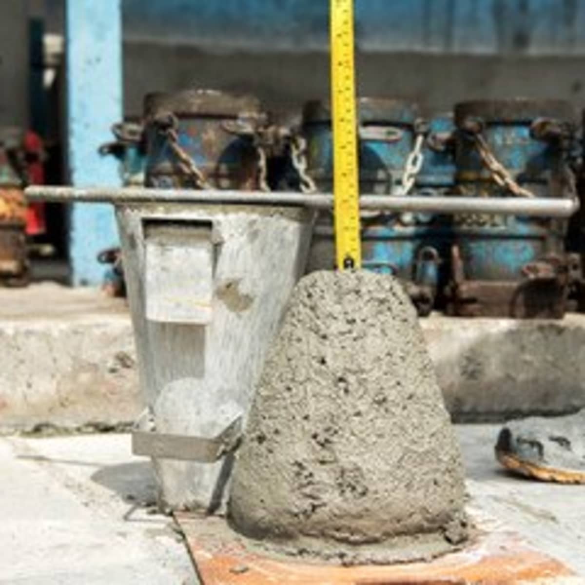 8in Scrub Brush  Concrete Slump and Concrete Cylinder Tests