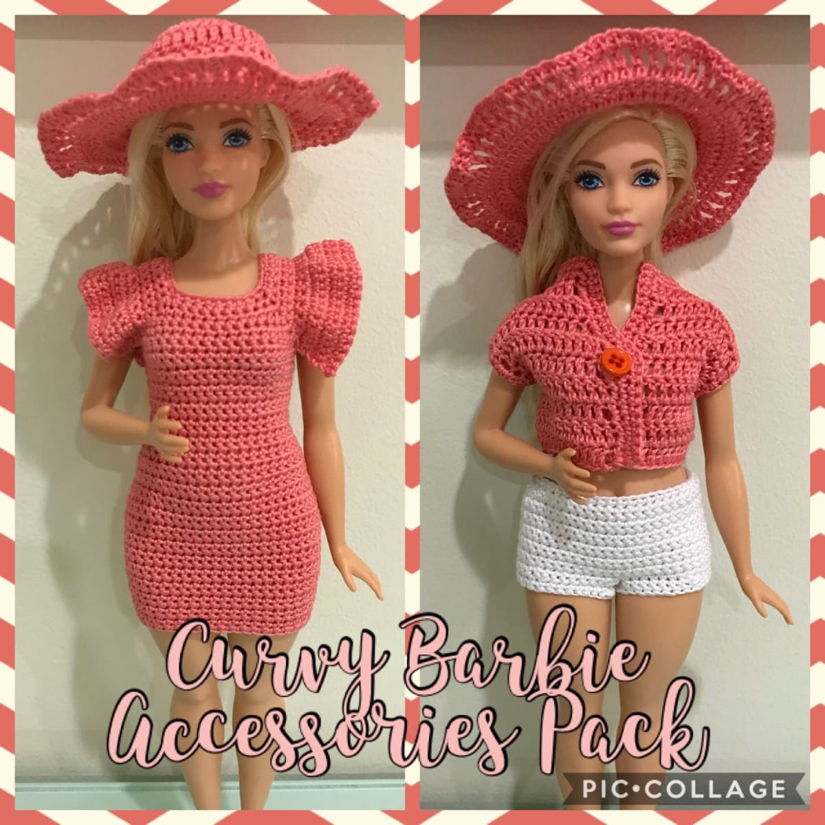 Curvy Barbie Accessories Pack (Free Crochet Pattern) -