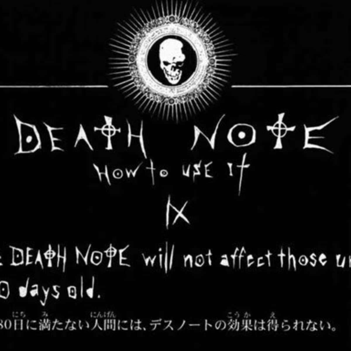 Rules to Use Death Note Book
