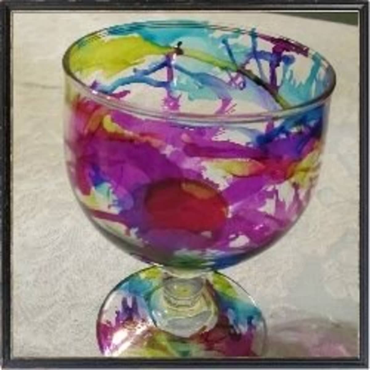 Glass Paint, 12 Colors Vibrant Glass Paint for Wine Glasses