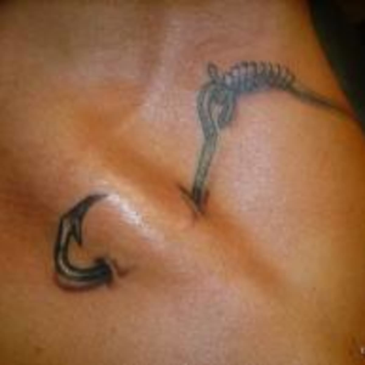 fishing hook tattoos