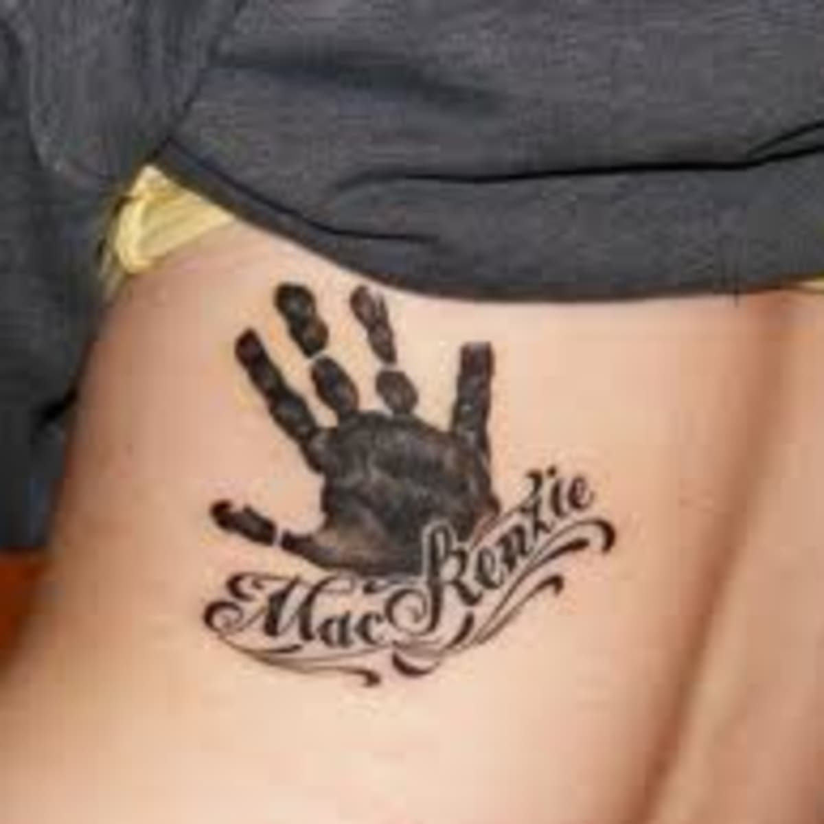 Hand print tattoo meaning