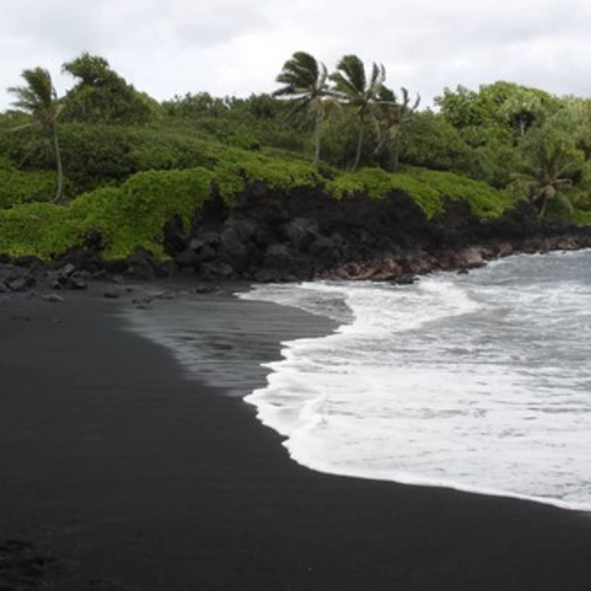 Black Sand Beach Alaska Sweatshirt 