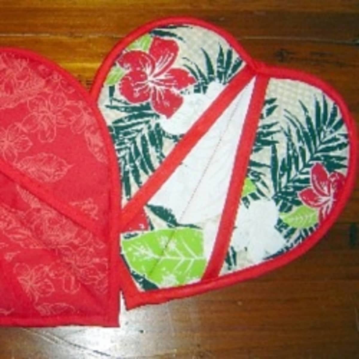 Red Pot Holders 2 Pocket Oven Mitts Kitchen Hot Pad Thankful Grateful  Blessed