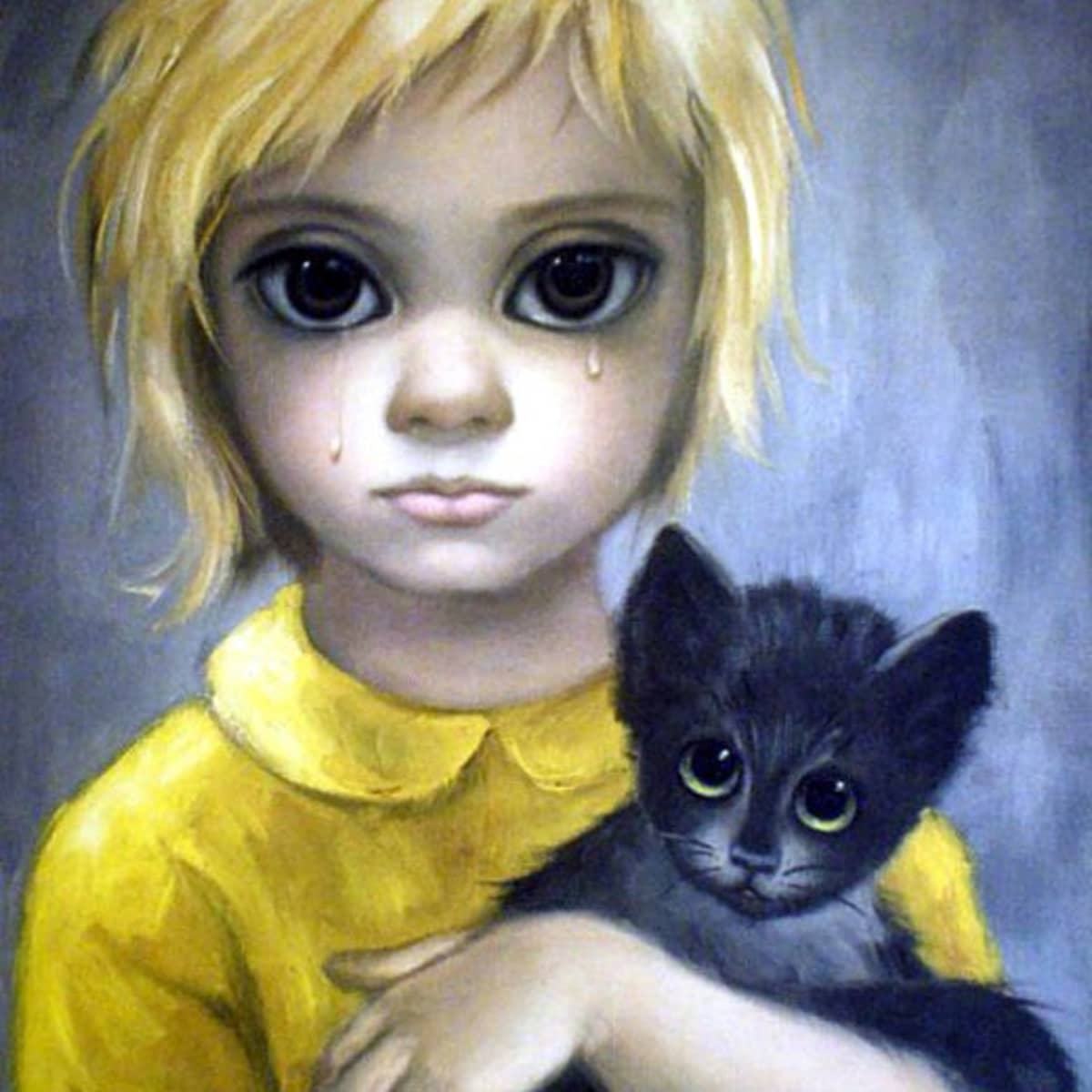 The big-eyed children: the extraordinary story of an epic art fraud, Painting