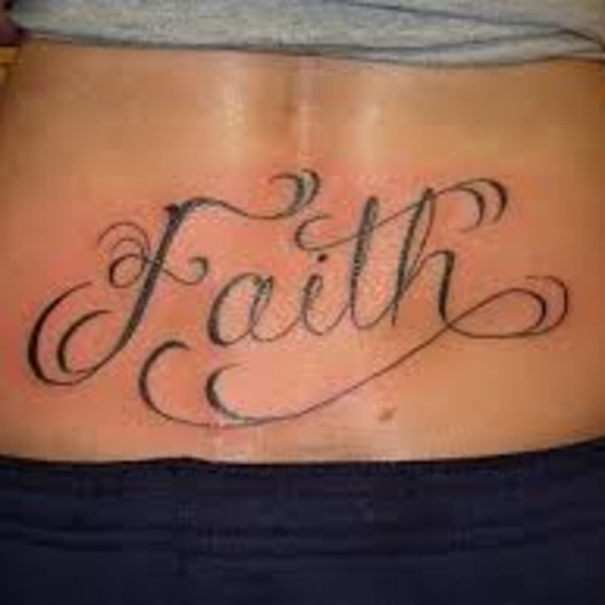 Faith Believe Hope Love Tattoo Made into a Butterfly Shape… | Flickr