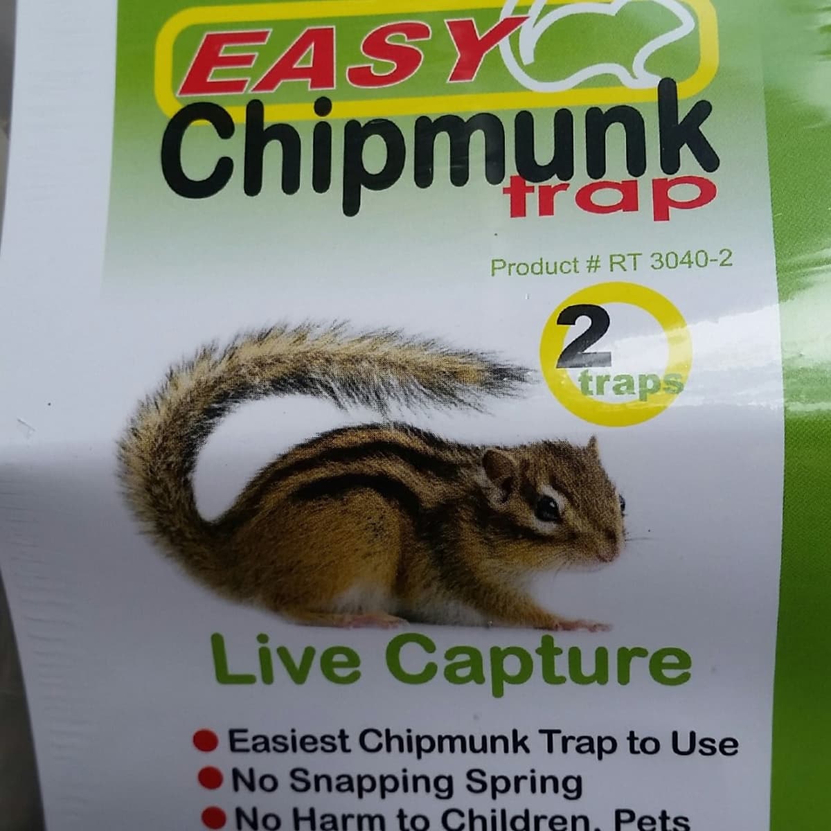 How to Trap Chipmunks, Trapping Chipmunks