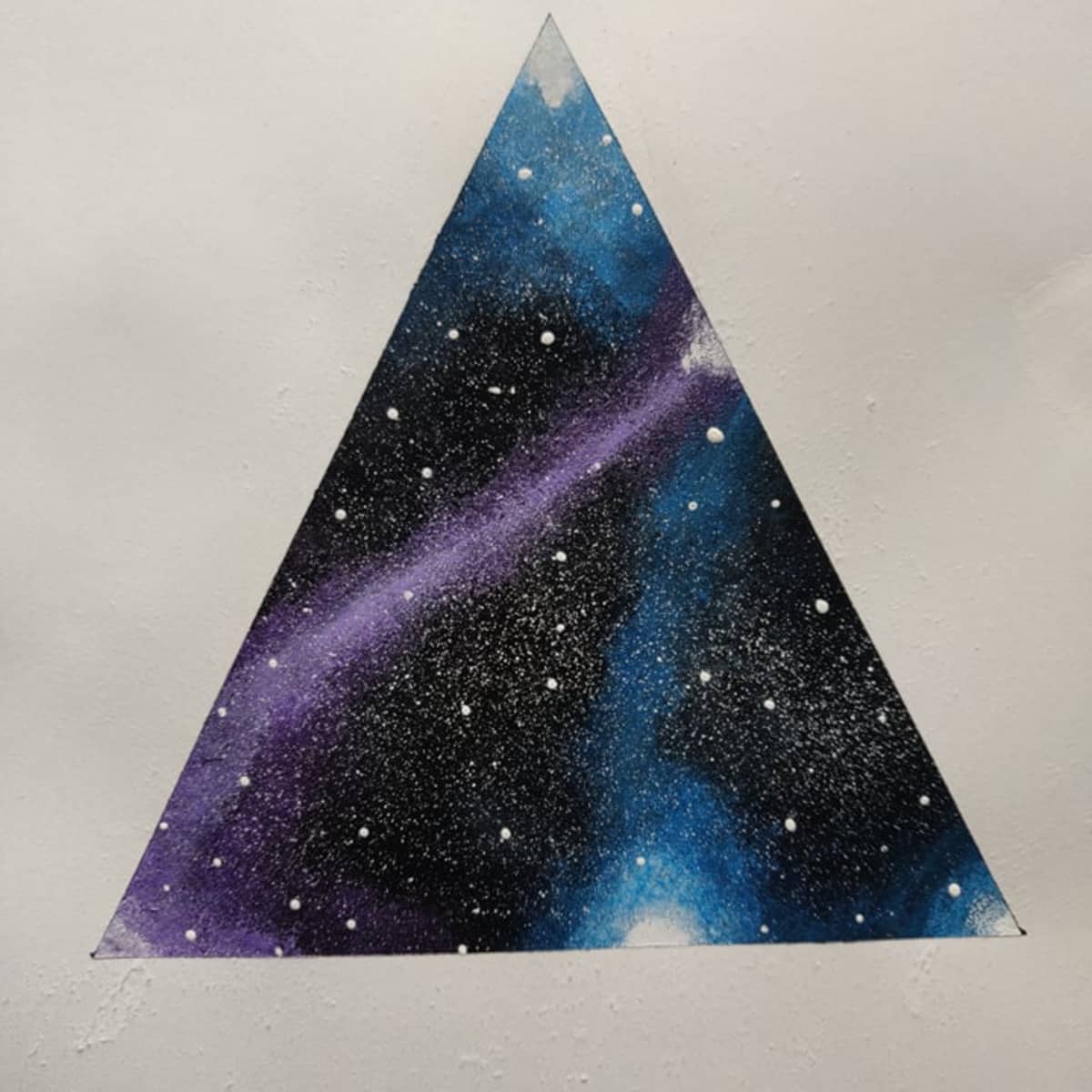 galaxy with triangle