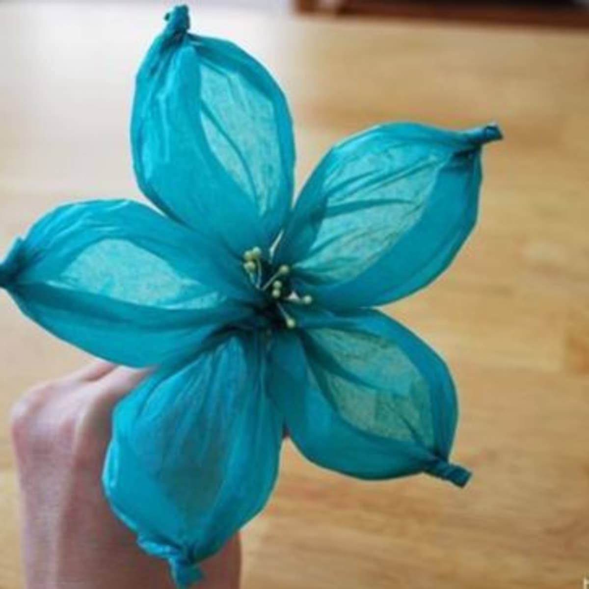 Spring Mantle Crafts Bleeding Tissue Paper Craft - Spot of Tea Designs