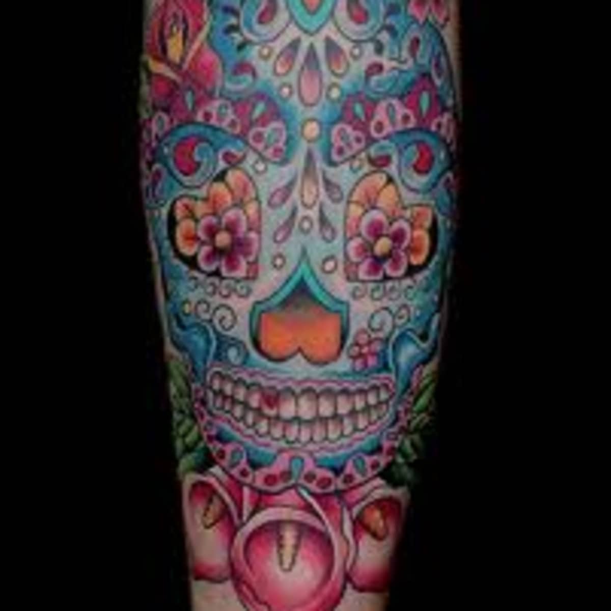 Sugar Skull Tattoos And Designs-Sugar Skull Tattoo Meanings And Ideas-Sugar Skull Tattoo Pictures - HubPages
