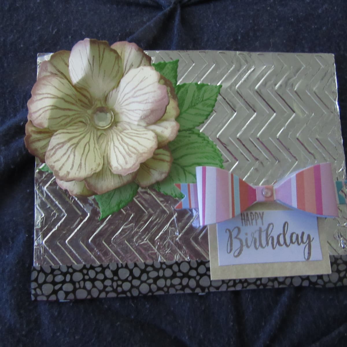 How to Emboss with Aluminum Foil- Free Pattern!