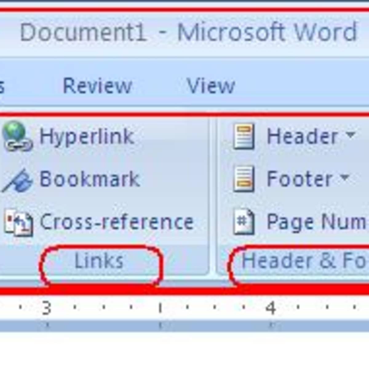 how to create a bookmark in word 2007