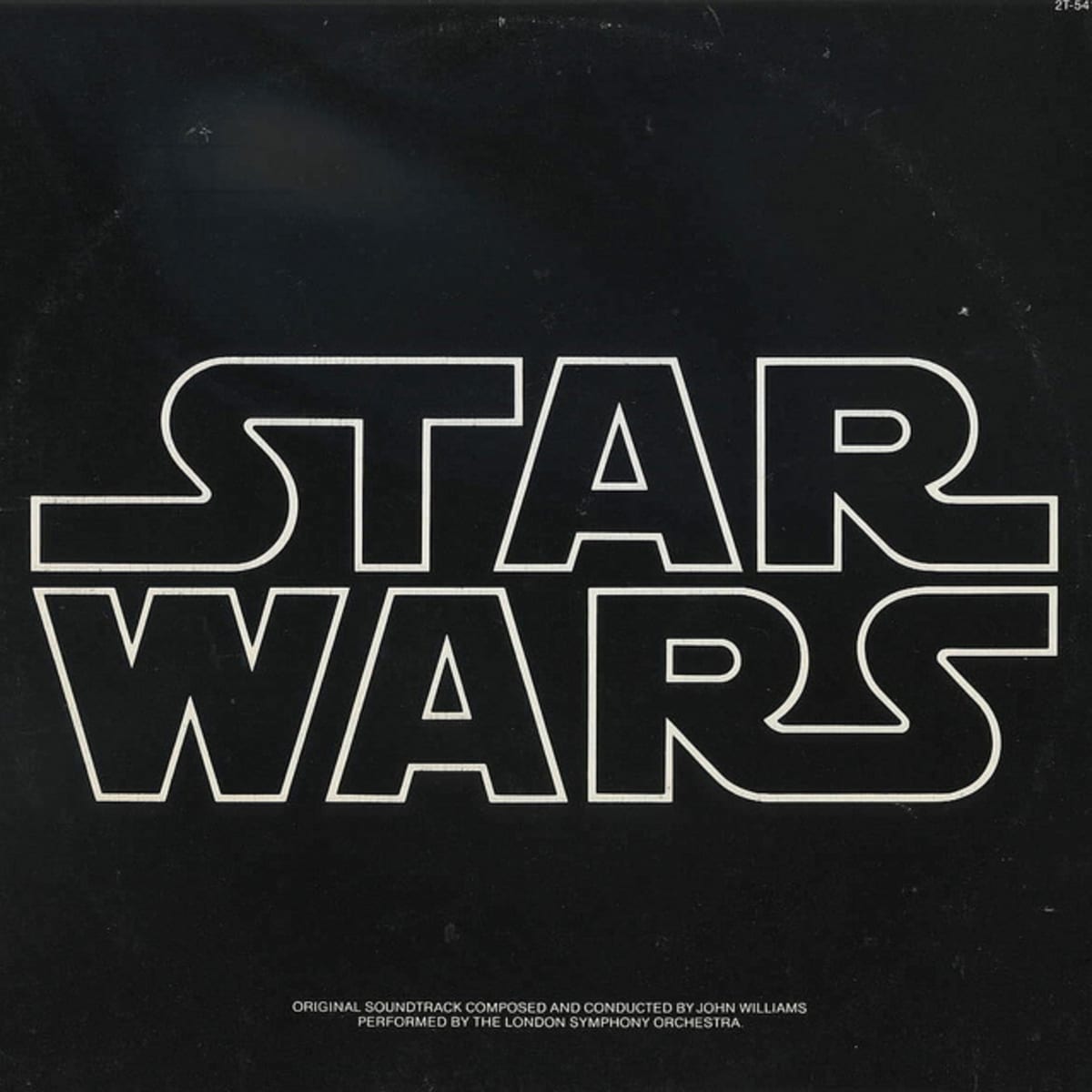 Star Wars Soundtrack LP Vinyl Record with A Space Odyssey John Williams 1977
