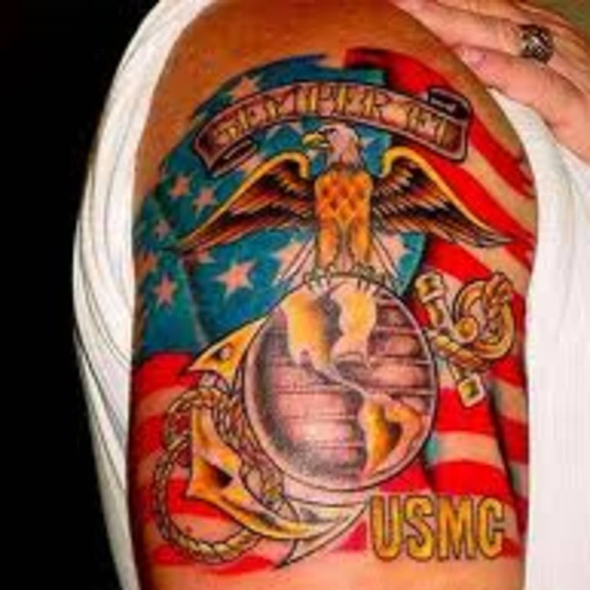 USMC Tattoo Designs And Meaning-USMC Tattoo Ideas And Pictures-USMC History  And Symbols - HubPages
