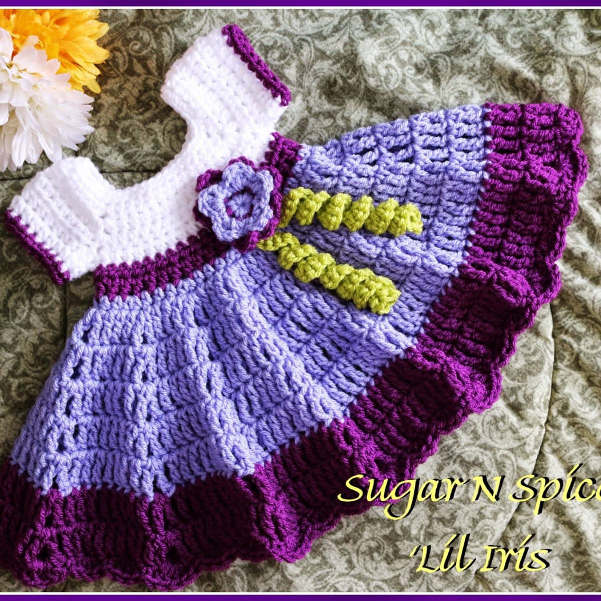 BABY GIRL DRESS Crochet pattern  Crochet pattern baby girl dress  Baby  Toddler  3-6 months 9-12 months and 18-24 months Girly girl