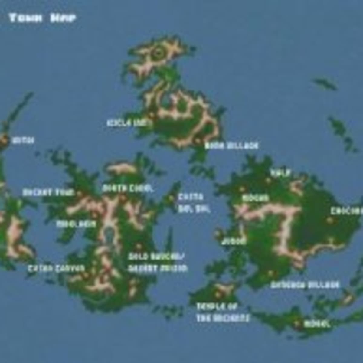 Ffvii Map With Names Final Fantasy Place Names' Meanings - Hubpages