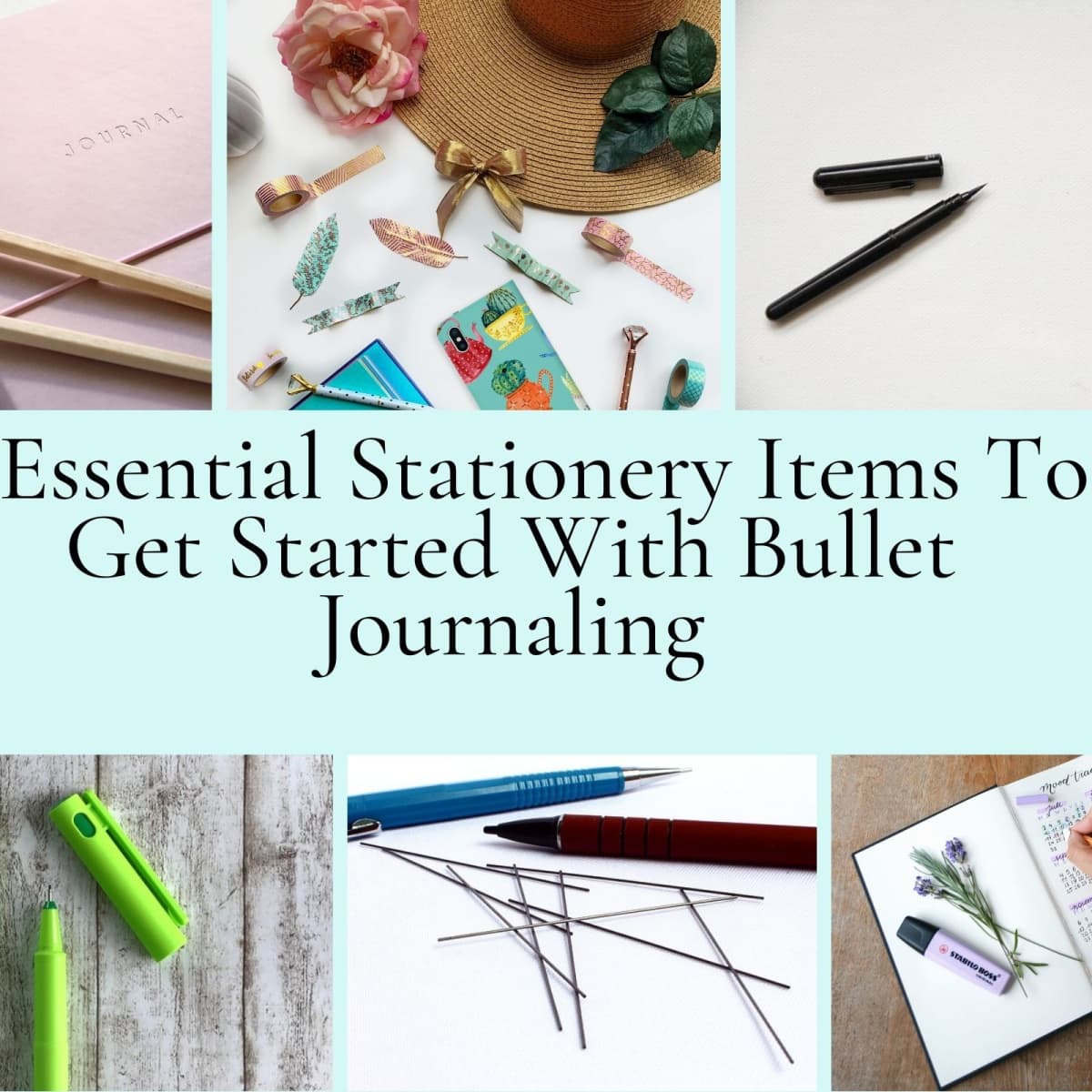 STATIONERY ESSENTIALS for note-taking & journaling