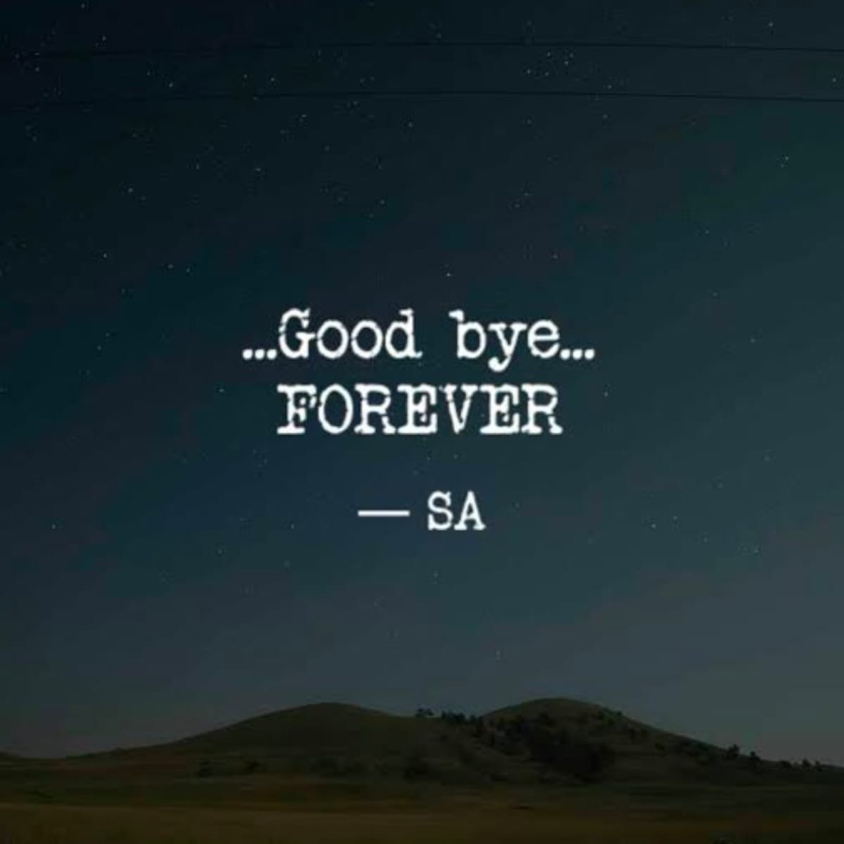 Goodbye Forever - LetterPile