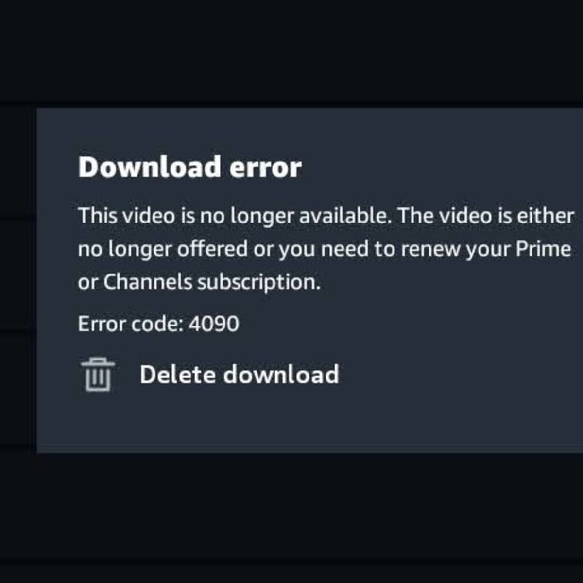 How I Solved The Amazon Prime Video Error Code 4090 Turbofuture