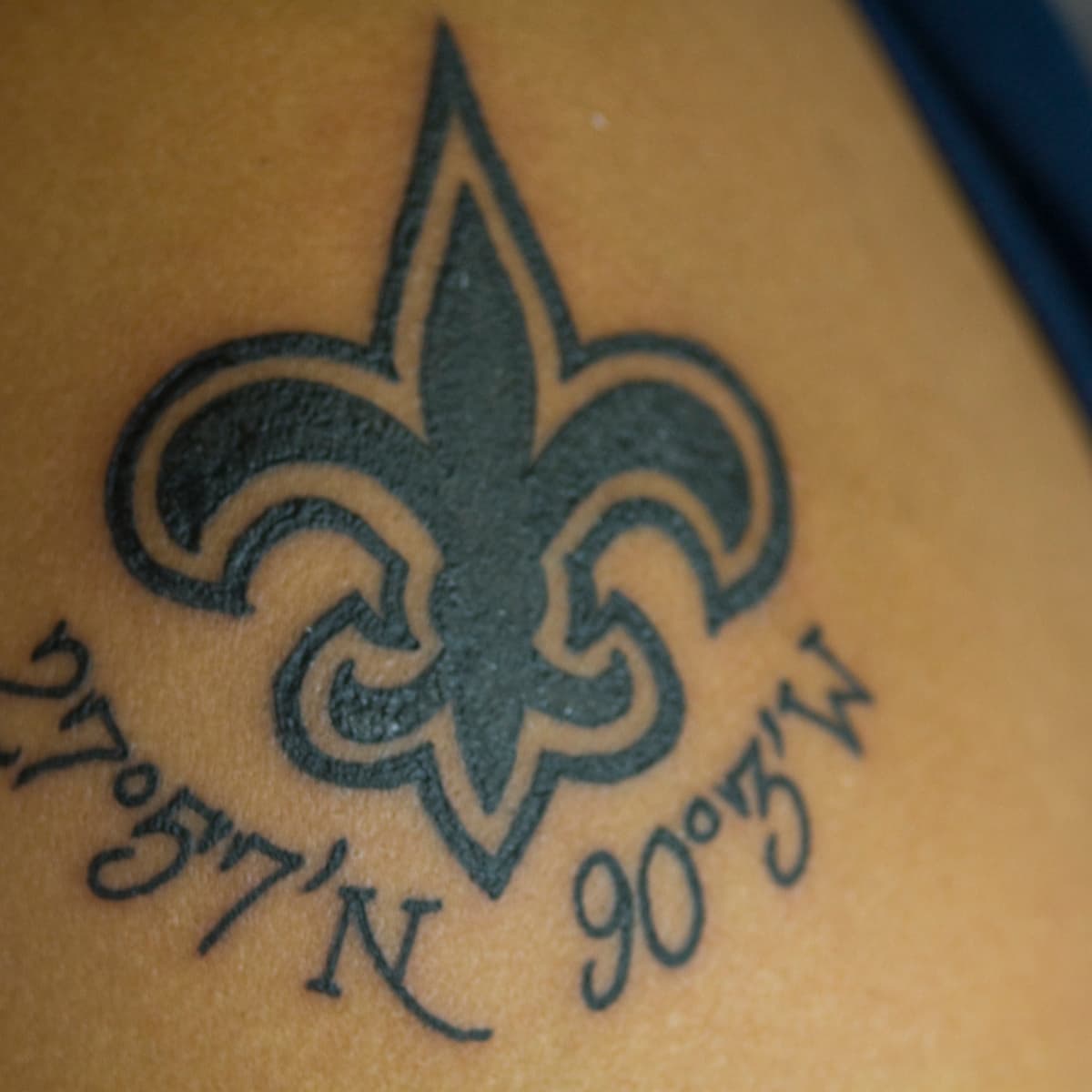 The New Orleans Saints Symbol Image Collections  New Orleans Saints Tattoo   768x1020 PNG Download  PNGkit