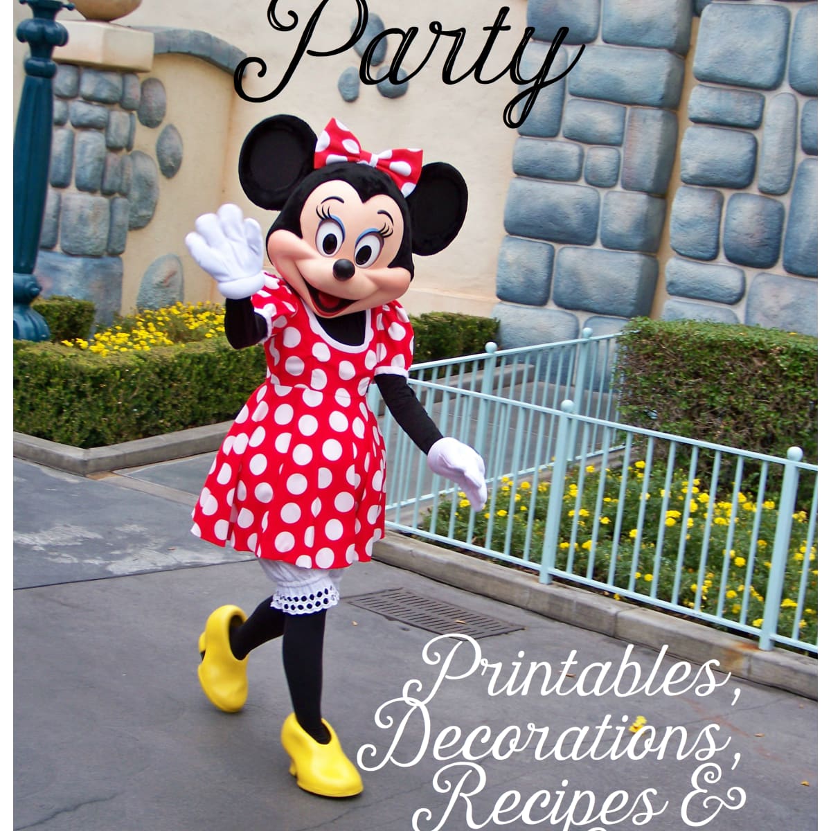 Minnie Mouse Birthday Decorations, Backdrop Minnie Mouse Birthday Banner,  Minnie Mouse Party Decorations Printable, Pink Minnie Mouse 