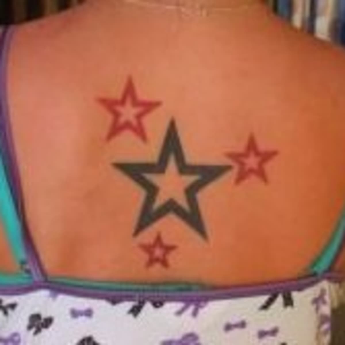 The Sims Resource  Rihannas Back Stars Tattoo