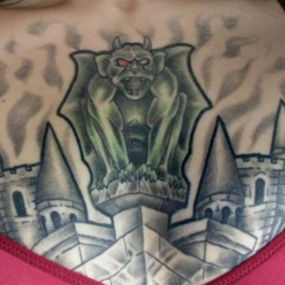 Gargoyles protect your home  Gargoyle tattoo Gargoyle drawing Country  tattoos