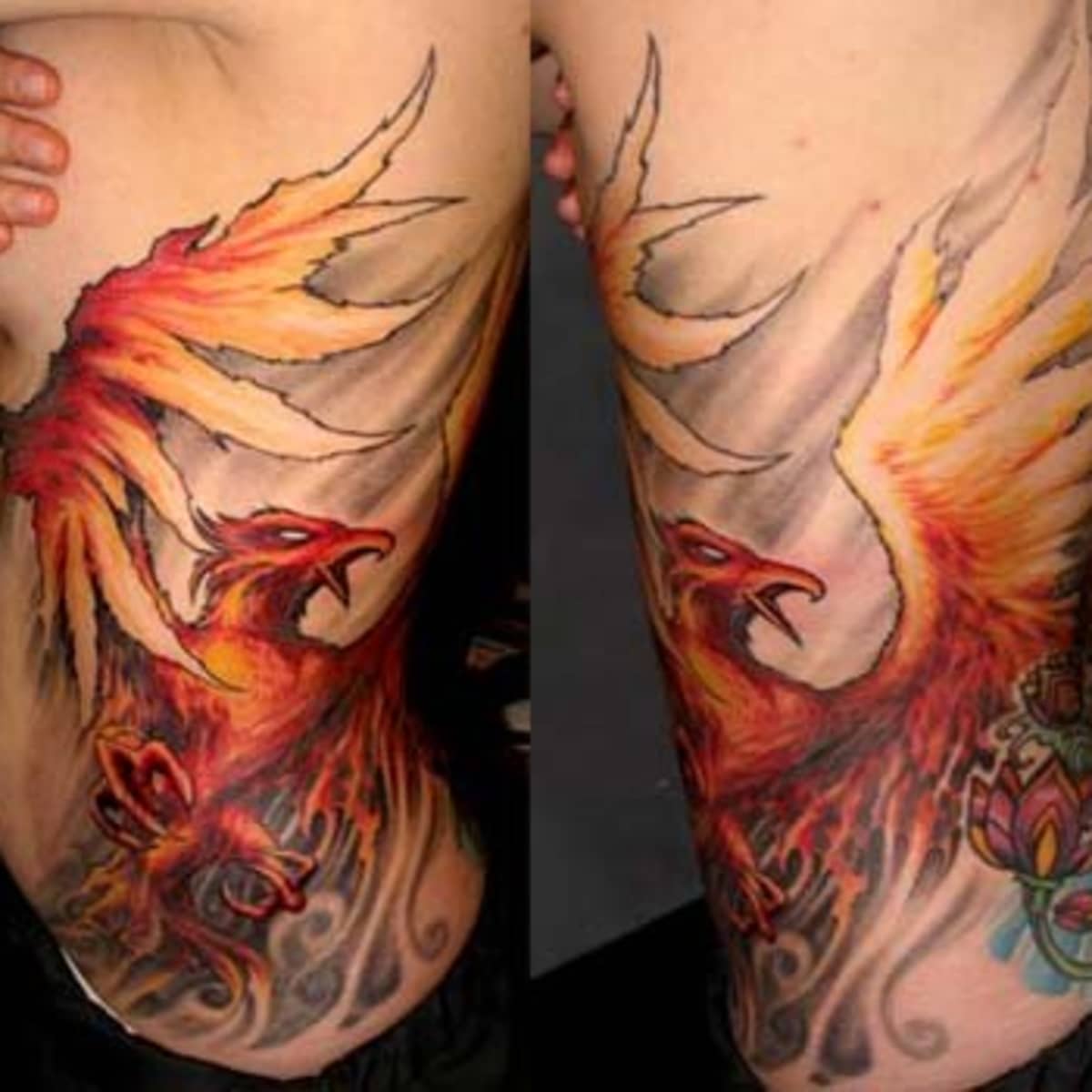 Rebirth And The Phoenix Tattoo Tatring Tattoos Piercings