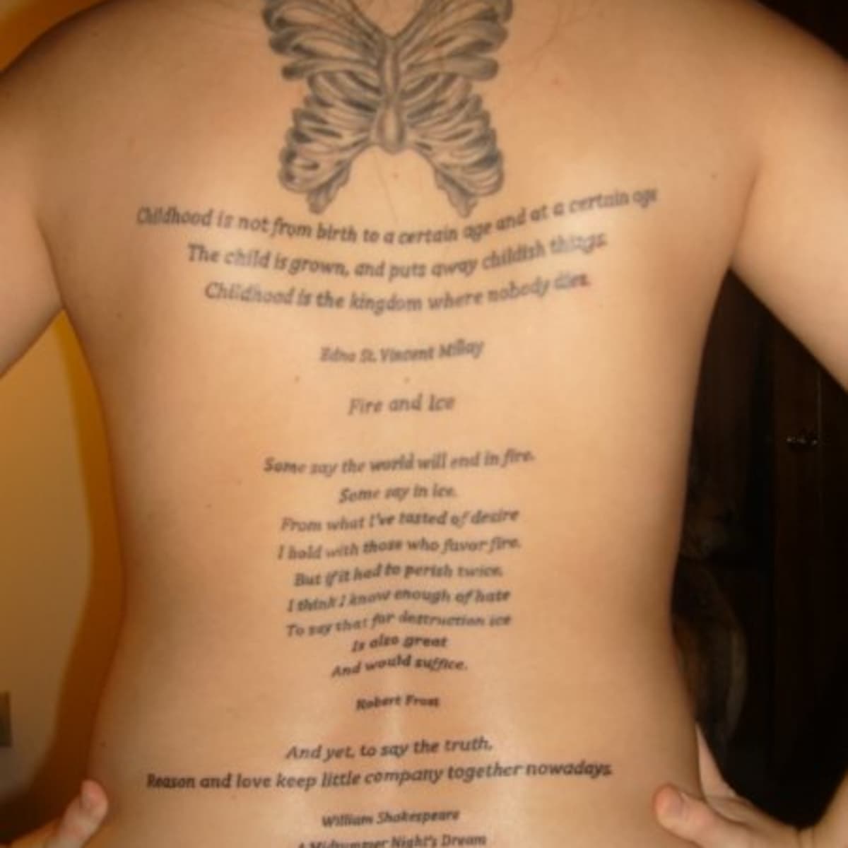 my newest literary tattoo invictus by william ernest henley xposted to  tattoos  rPoetry