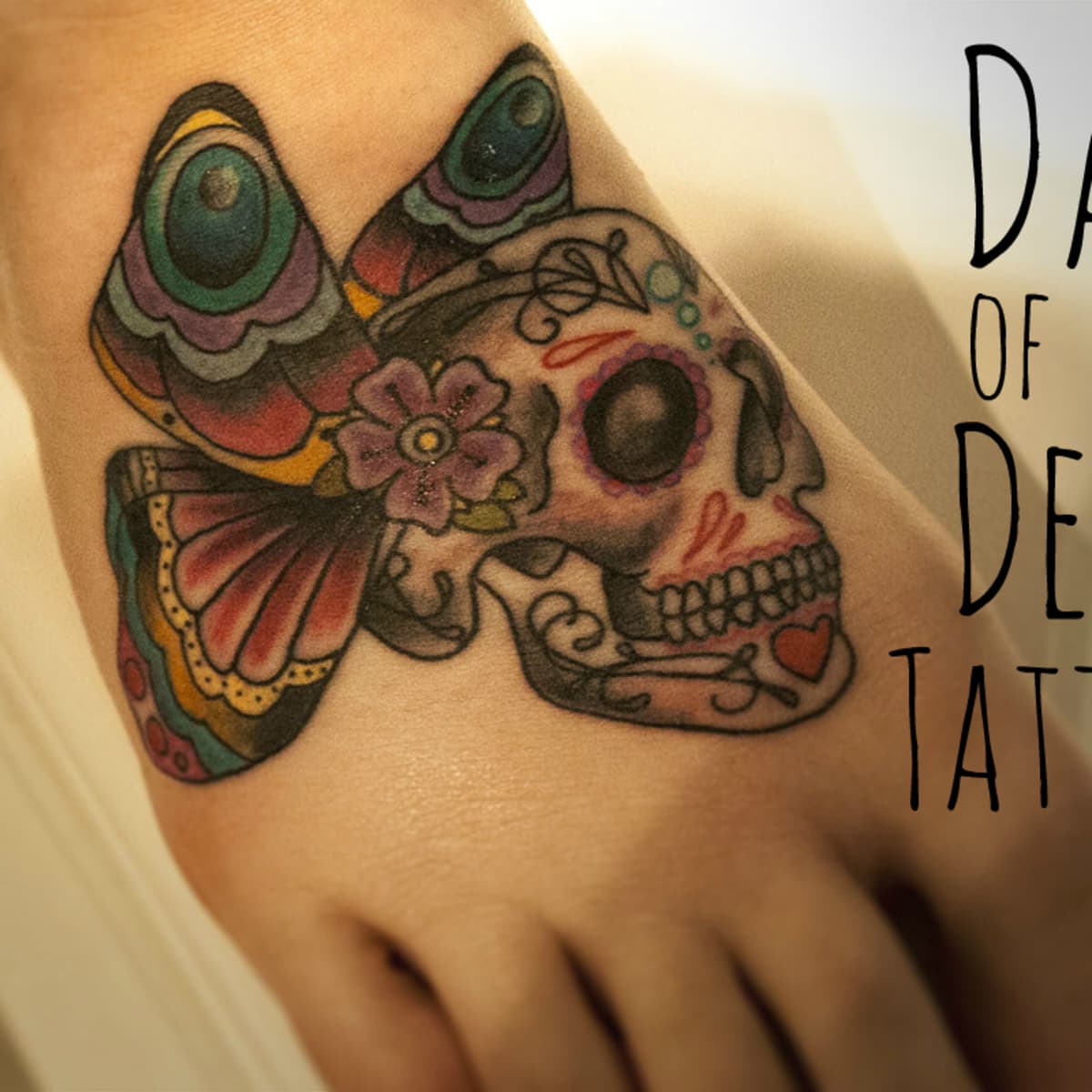 Mexican Day of the Dead and Sugar Skull Tattoos for Girls - TatRing