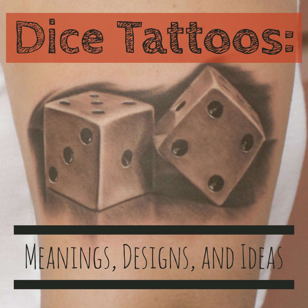 75 Dice Tattoos For Men  The Gamblers Paradise Of Life