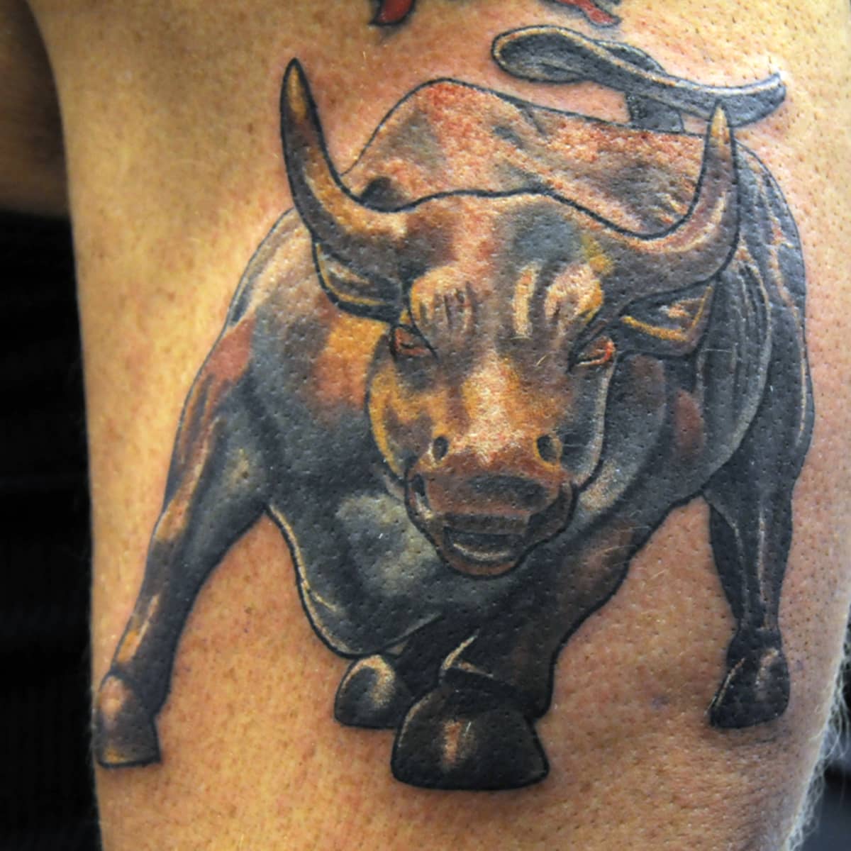 Discover 93+ about bull tattoo images super hot .vn